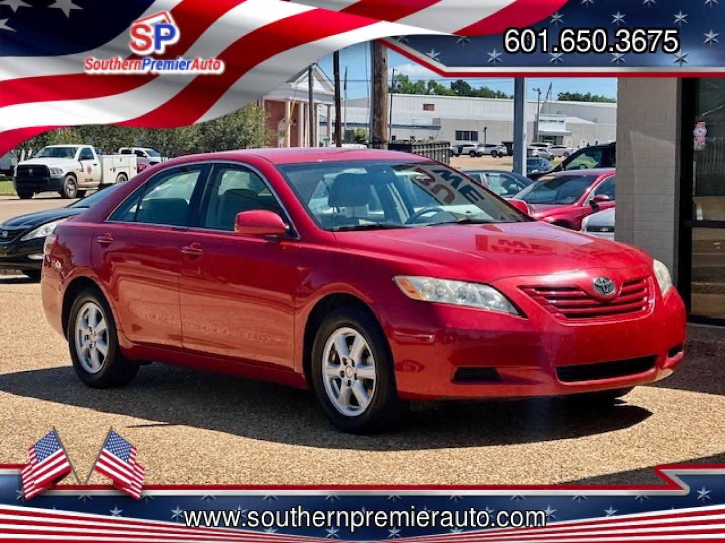 2009 RED TOYOTA CAMRY CE; SE; LE; XL (4T1BE46K79U) , located at 922 W. Beacon St., Philadelphia, MS, 39350, (601) 650-3675, 32.770447, -89.127151 - Photo#0